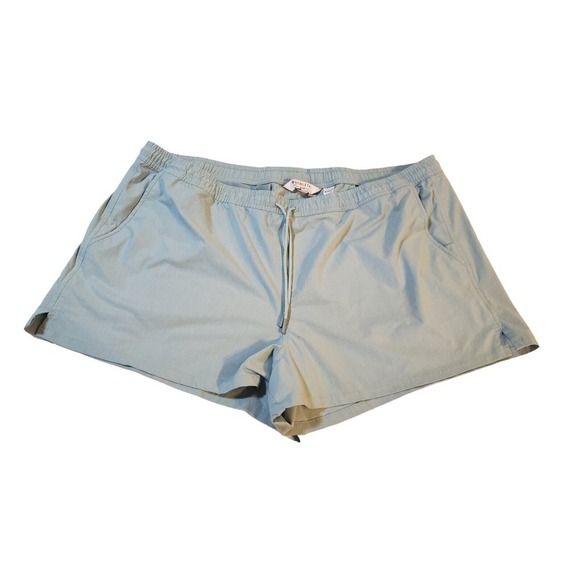 Athleta Marin 2.5" Board Short Elastic Waist Drawstring Pocket Blue XL Summer - Picture 2 of 16